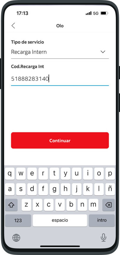 Pantalla Scotiabank, ingresa tu codigo de cliente