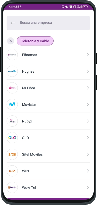 Pantalla YAPE, Busca OLO
