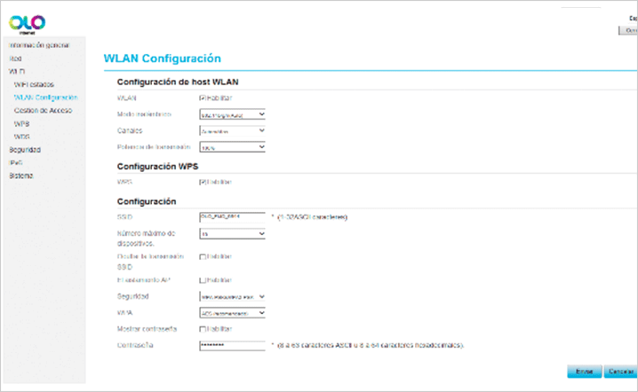 Cambio de clave Router Fijo X4